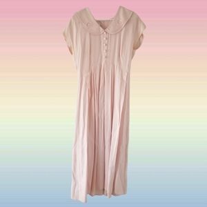 Vintage Pink Maxi Nina Piccalino Dress